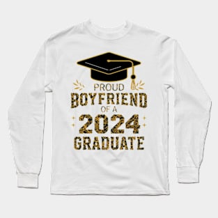 Proud boyfriend of a 2024 graduate Long Sleeve T-Shirt